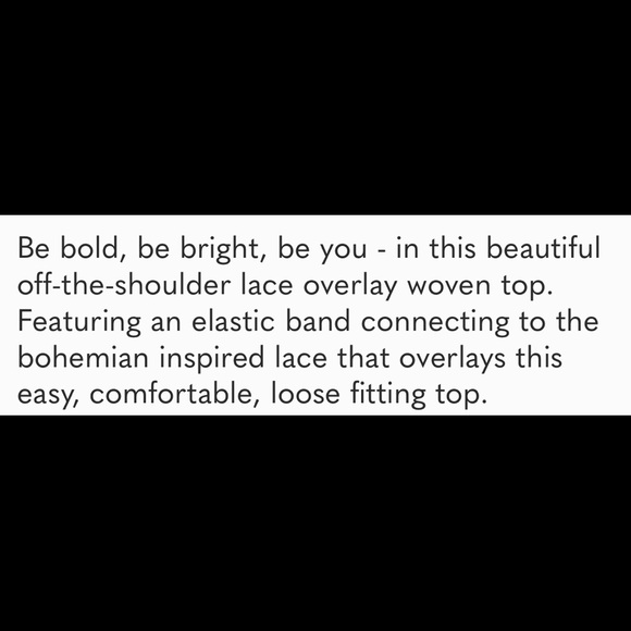 New Top, Off of the Shoulder, Lace Top, Red Top, SEXY, RED, NEW, Rayon, Bold - Picture 2 of 5